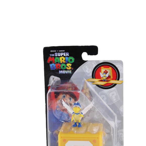 Super Mario Bros Movie General Koopa Figure w/ Question Block Jakks Pacific - Picture 10 of 17